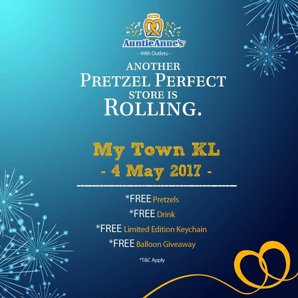 Auntie Anne’s FREE Pretzels