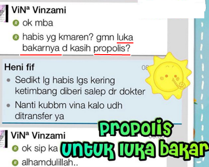 Obat Tetes Untuk Luka Bakar Agar Cepat Kering dan Sembuh ~ WALATRA PROPOLIS BRAZIL Obat Tetes Untuk Luka Bakar Agar Cepat Kering dan Sembuh ~ WALATRA PROPOLIS BRAZIL