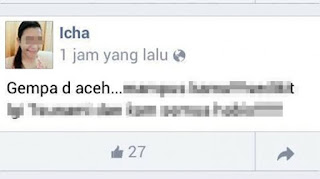 Astaghfirullah! Netizen Ini Senang Aceh Terkena Gempa dan Dia Doakan Terjadi Tsunami Astaghfirullah! Netizen Ini Senang Aceh Terkena Gempa dan Dia Doakan Terjadi Tsunami