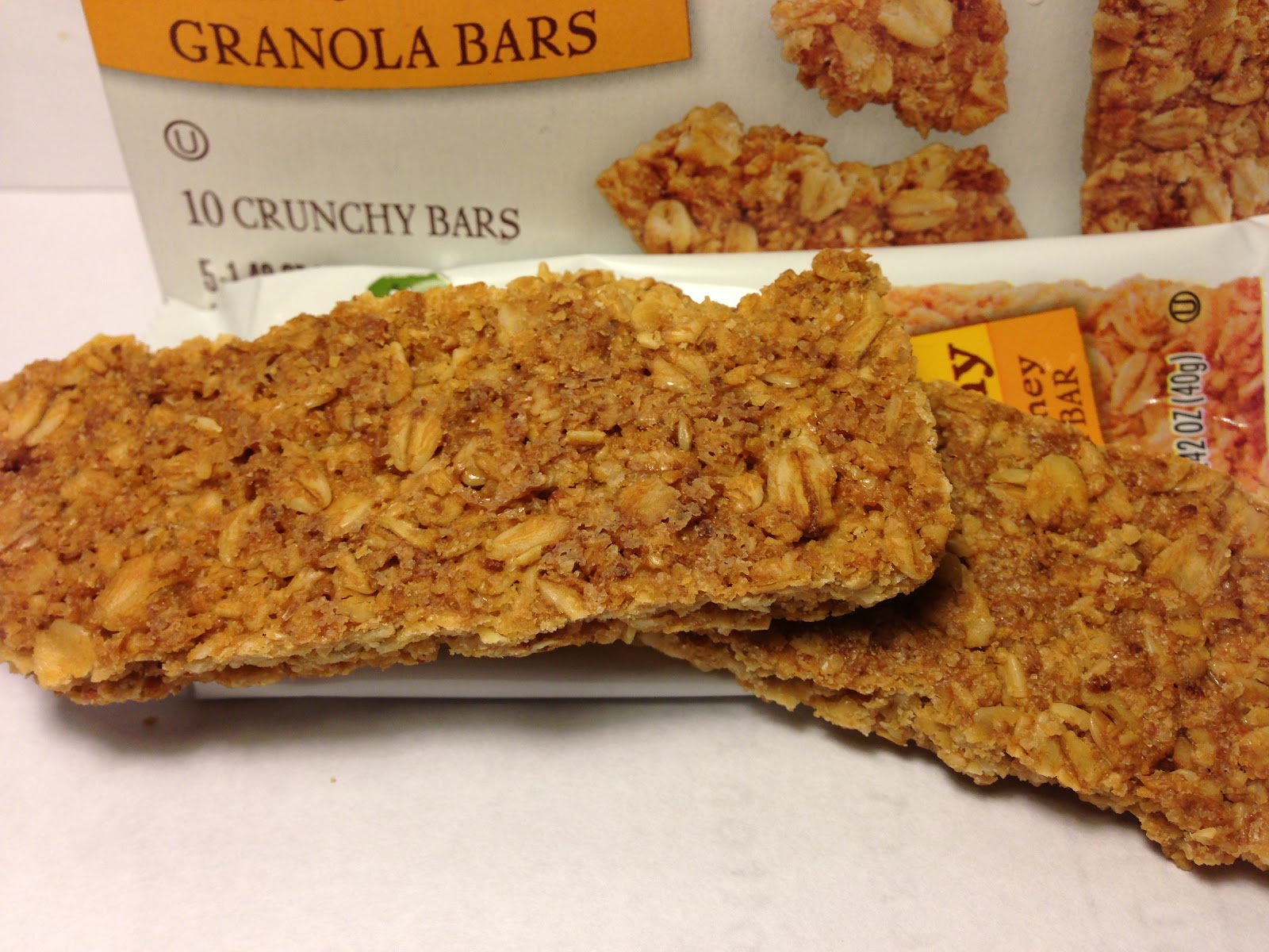 Crazy Food Dude Review Cascadian Farm Organic Crunchy Oats & Honey Granola Bars