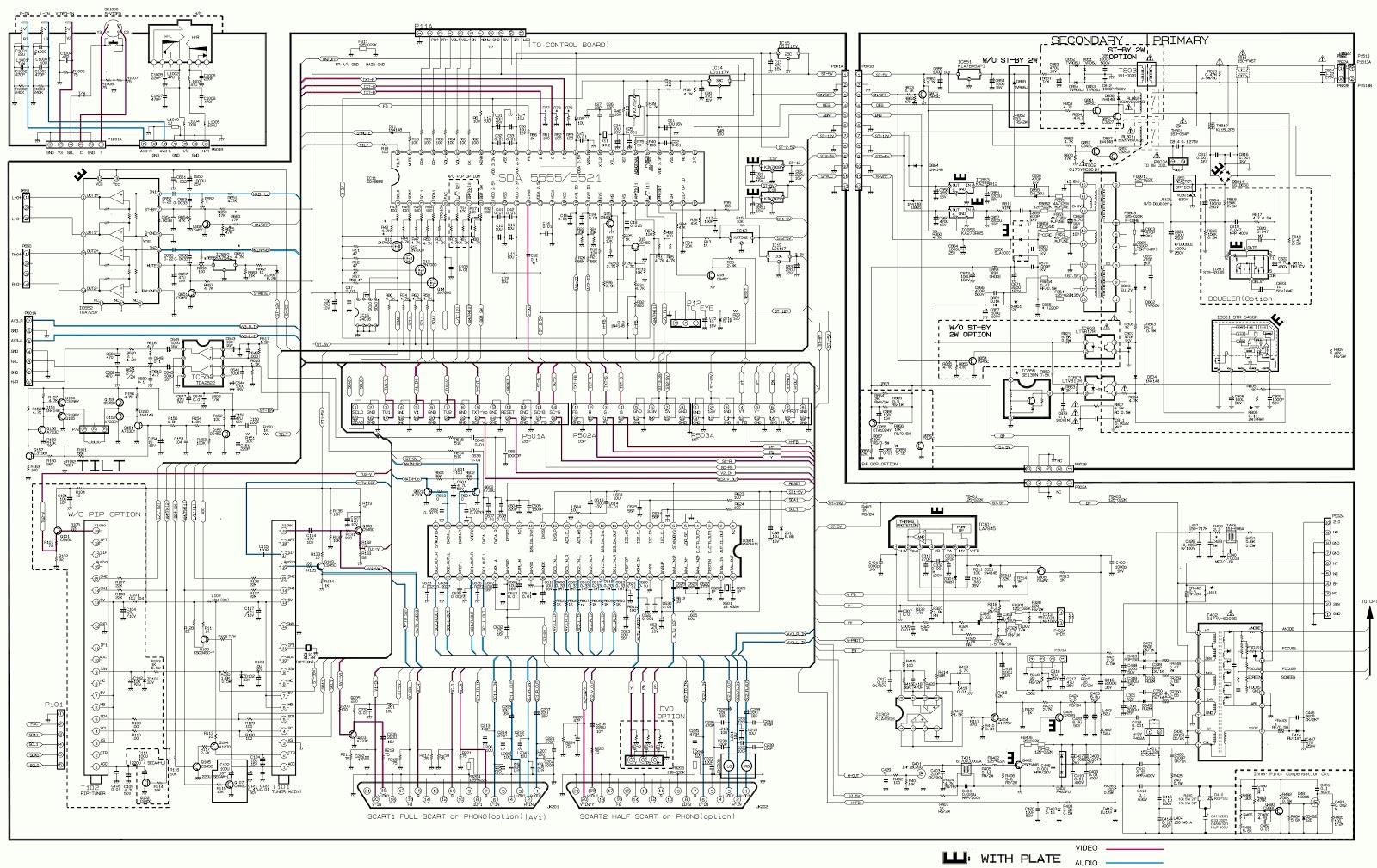 Toshiba Crt Tv Circuit Diagram