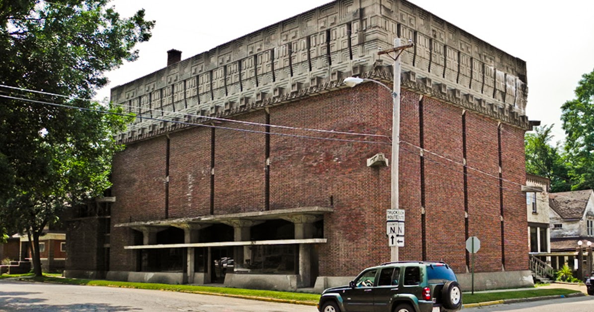 Wisconsin Explorer Mayan Revival in Richland Center