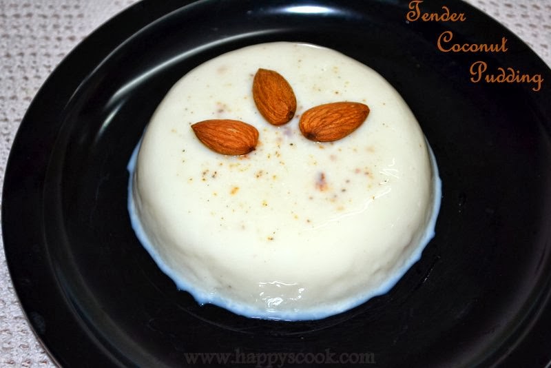 Tender Coconut Pudding Recipe/ Elaneer(karukku) Pudding Happy's Cook