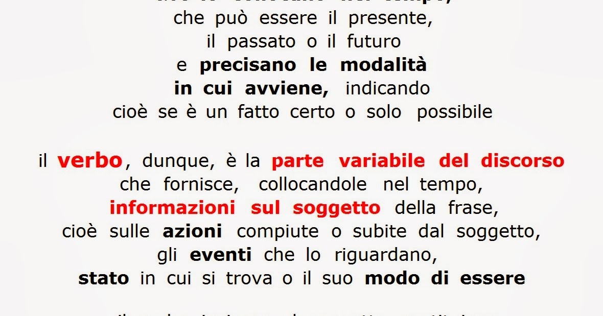 Paradiso delle mappe Che cos'è il verbo Paradiso delle mappe Che cos'è il verbo