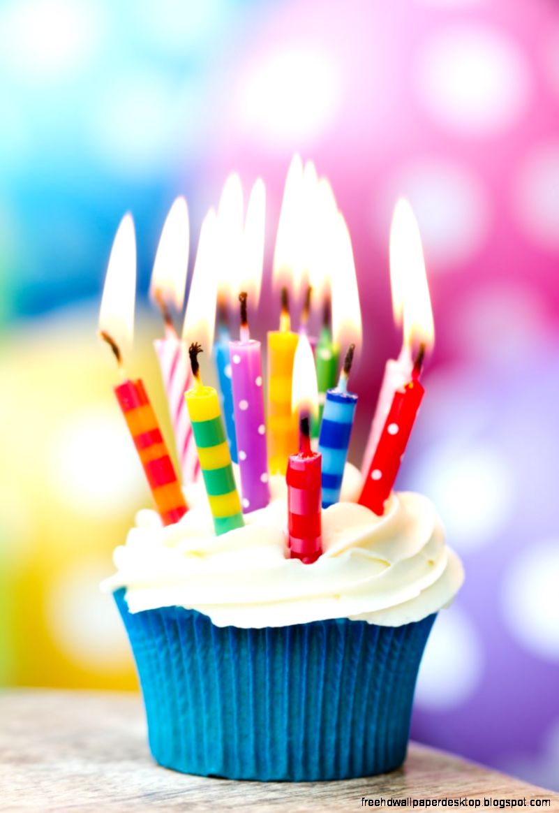 Mobile HD Wallpapers  HAPPY BIRTHDAY CUPCAKES WITH CANDLES