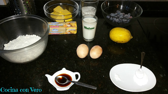 Muffins De Arándanos Y Limón
