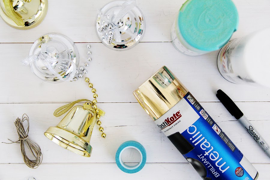 Campanas de Navidad DIY