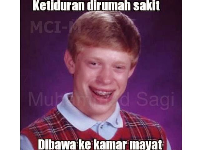 Orang Paling Terkenal Yang di jadiin Meme di dunia (Bad Luck Brian