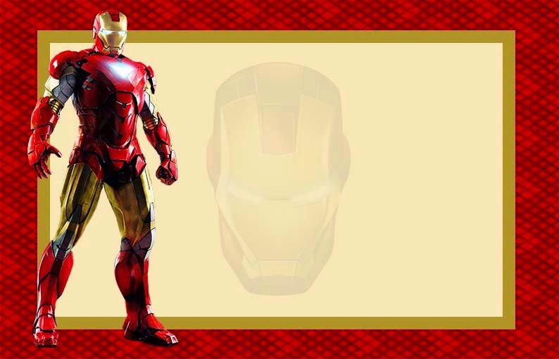 Iron Man Free Printable Invitations Cards Or Photo Frames Oh My 