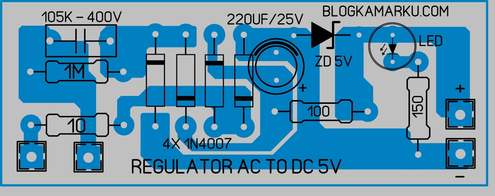 Cara Membuat Arus Dc 12 dan 5 Volt dari Arus Ac 220v – BLOGKAMARKU