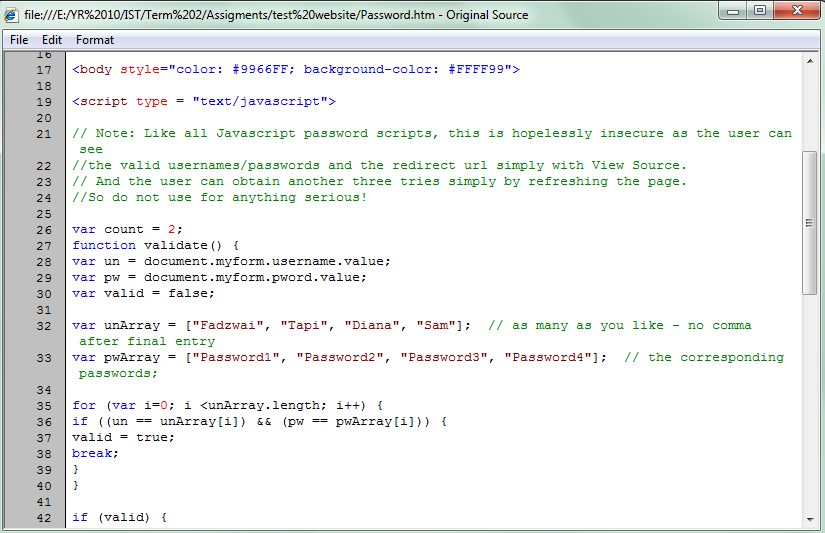 FadzwaiSharoon's Blog: Java Script Password