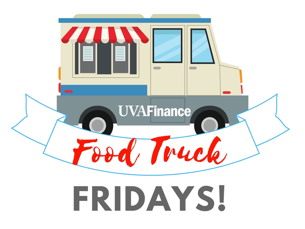 UVA Finance Food Truck Friday Schedule
