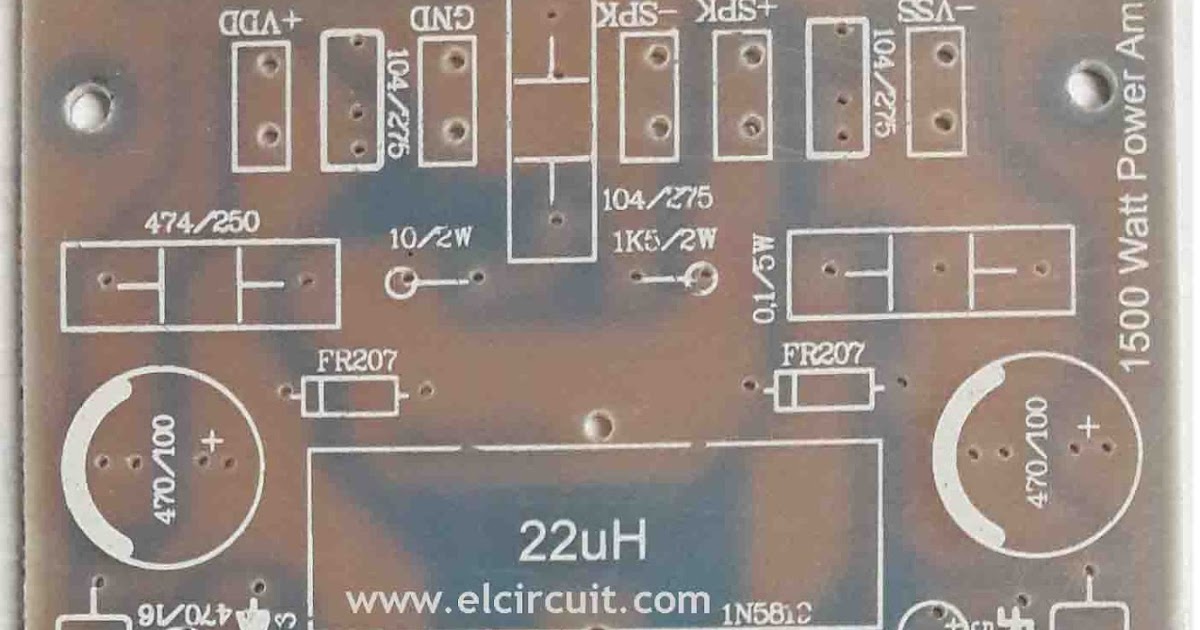39+ Pcb Power Class D 4k5 Motif Minimalis