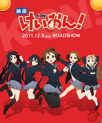 Gekijouban K-ON! anime movie diciembre dicember