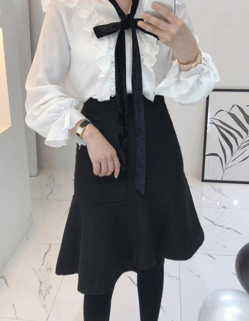 [Miamasvin] Ruffled Hem A-Line Skirt | KSTYLICK - Latest Korean Fashion ...