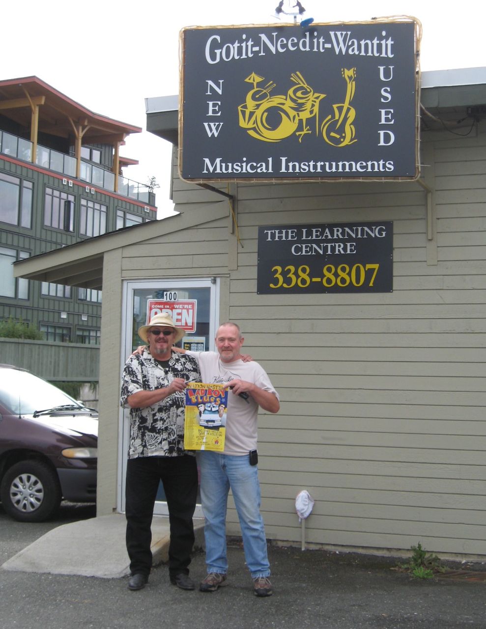 Bad Boy Blues Tour Headliners, Long and McQuade, Nanaimo, BC