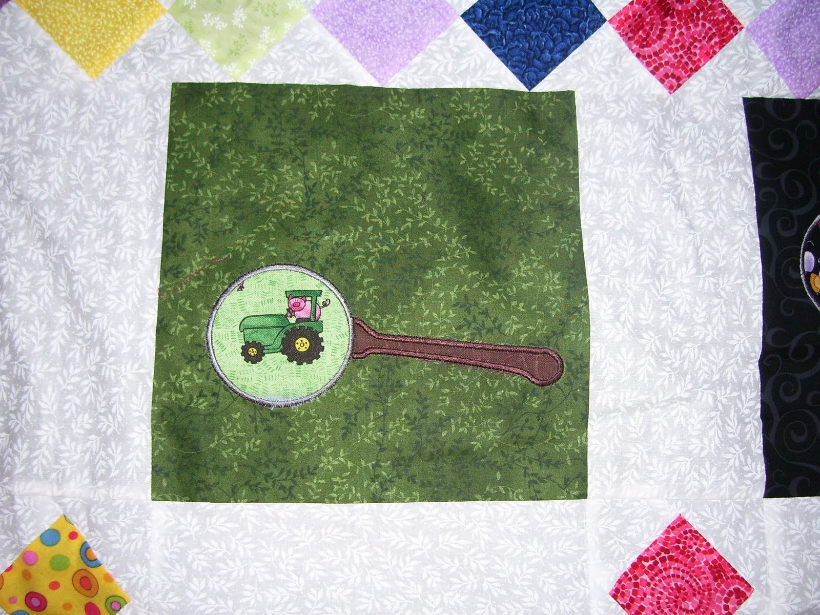 Embroidery Nerd Magnifying Glass Embroidery Design