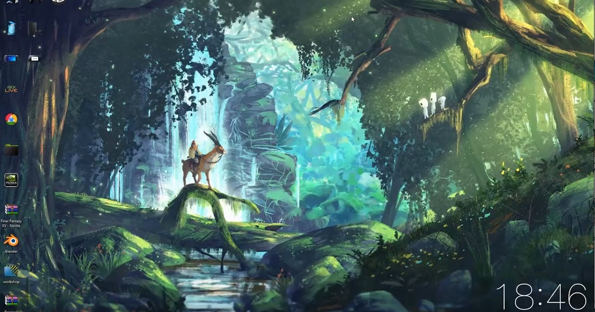 wallpaper engine Princess Mononoke Forest free download ...