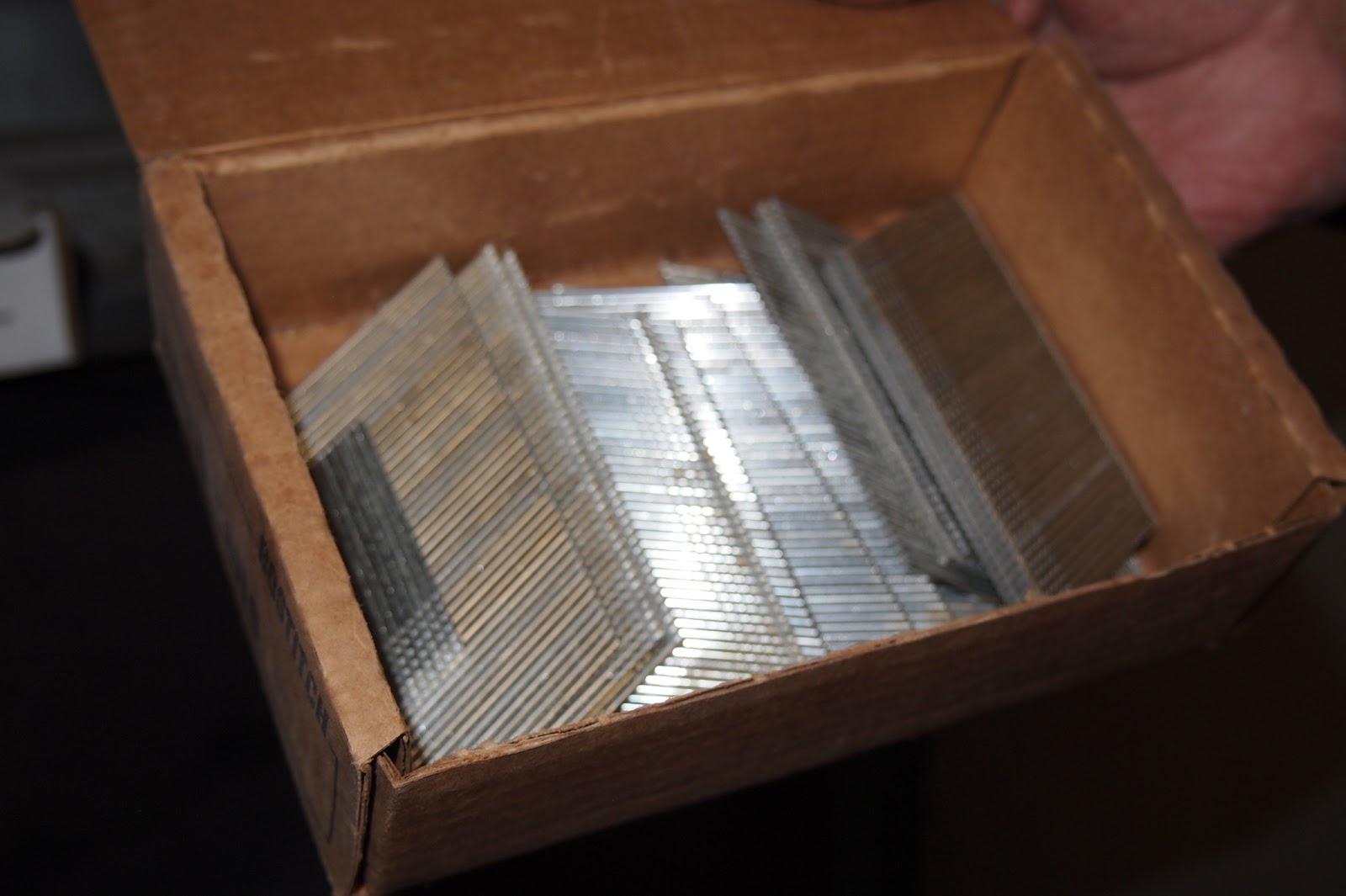 How to Build a Canvas Stretcher 17. Load nail gun