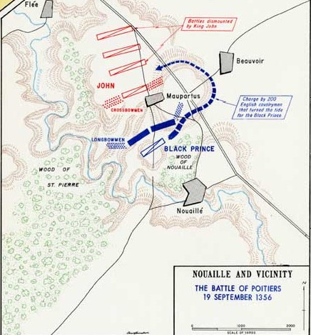 Битва при пуатье 732 карта