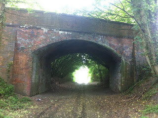 Approaching Old Burghclere station