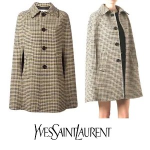 YSL Houndstooth Cape  