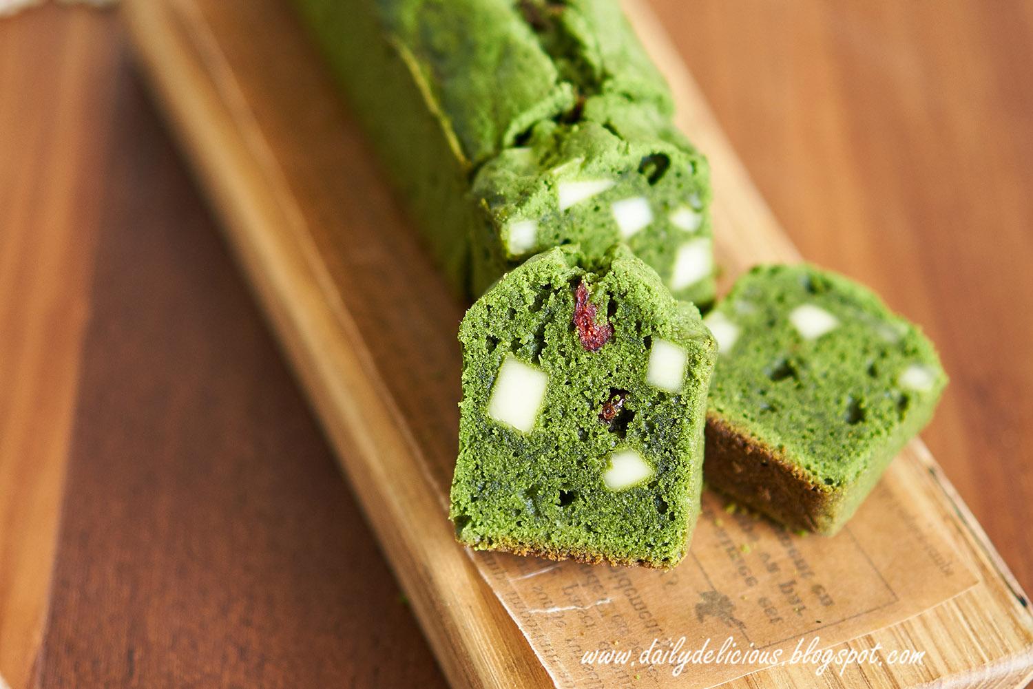Dailydelicious Green Tea Mini Pound Cake With Cheese