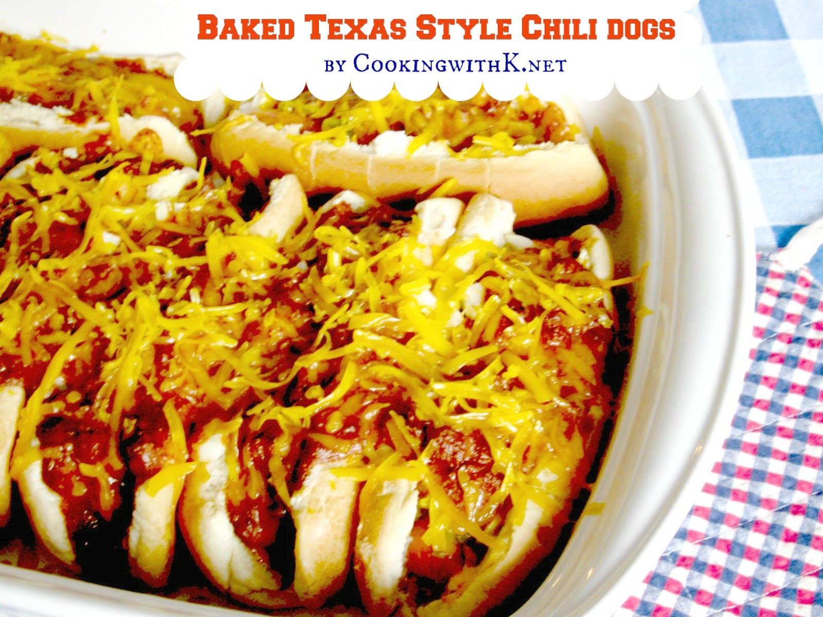 Baked Texas Style Chili Dogs {Granny's Recipe Revisited}