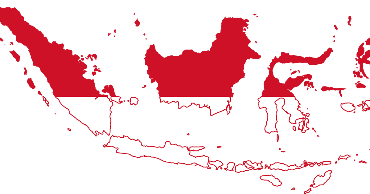 Gambar Peta Indonesia Yang Mudah Digambar Terbaru