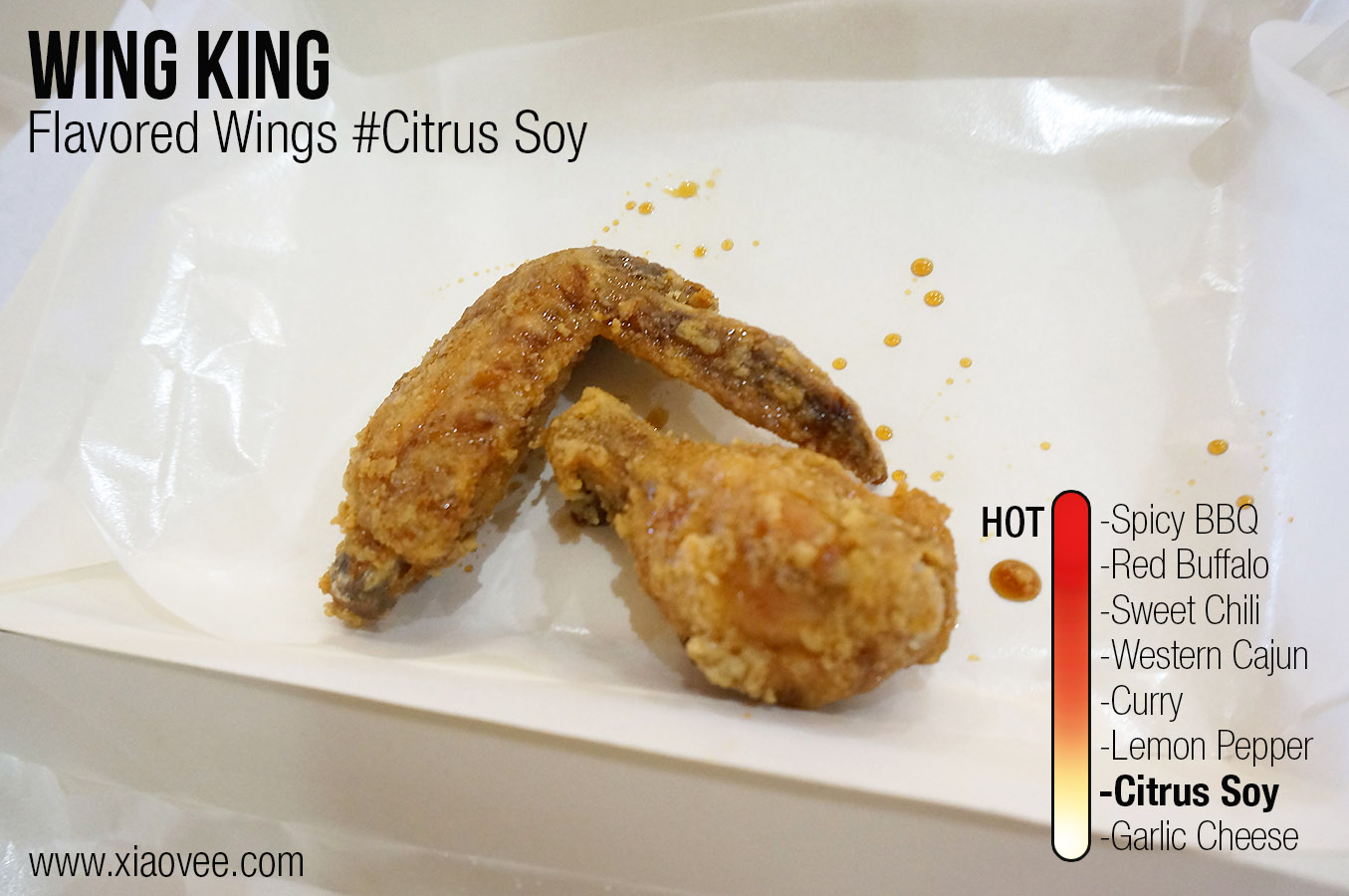 flavored wing king citrus soy