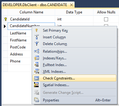 SQL Constraints(CHECK) - SQL Tutorial