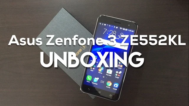 Asus Zenfone 3 ZE552KL Unboxing and Initial Set-up
