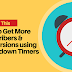 How to get More subscribers and Conversions using Countdown Timers