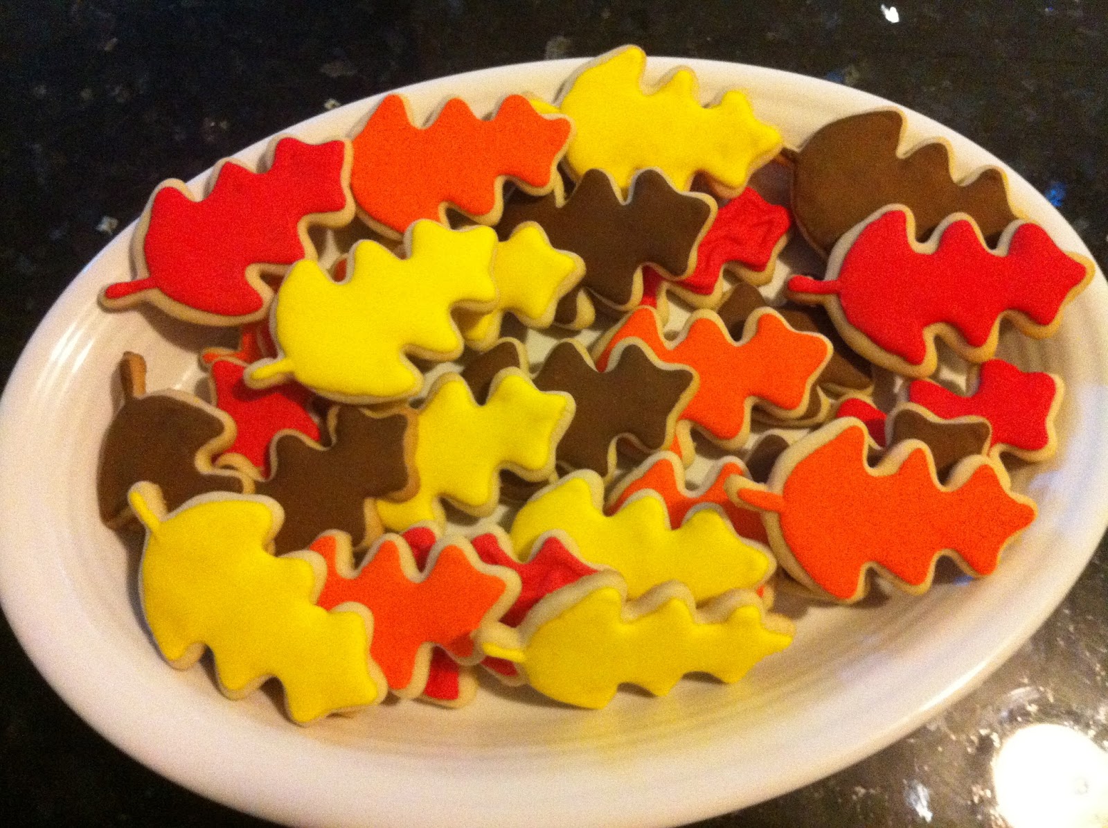 Stellar Sweets Leaf Cookies