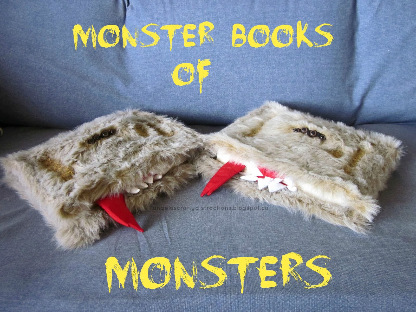 Crafty Distractions Monster Books of Monsters FINISHED!