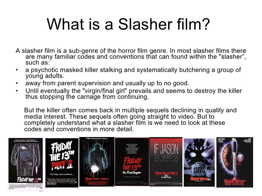 13 Fundamental Components of a Slasher Film
