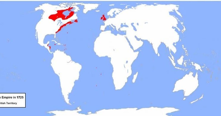 Карта колоний англии в 19 веке
