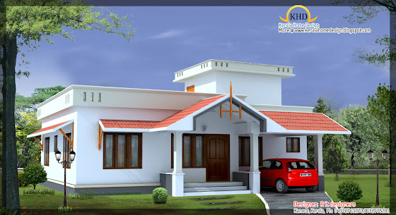 awesome house designs - 955 Sq. Ft (88 Square Meter)