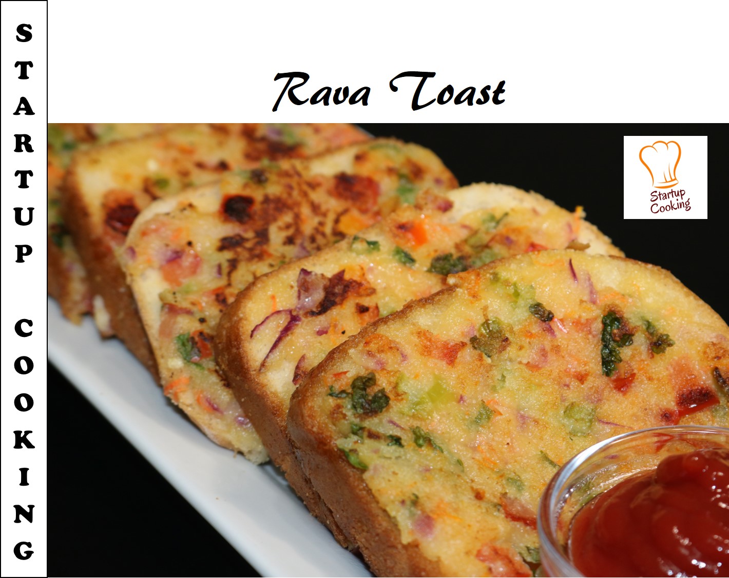 Instant Rava Toast Recipe Startup Cooking