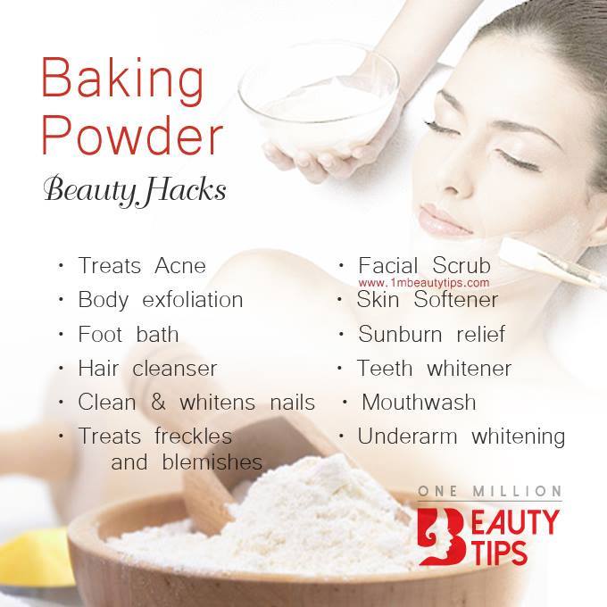 Skin Care Chronicle Baking Powder Beauty Tips
