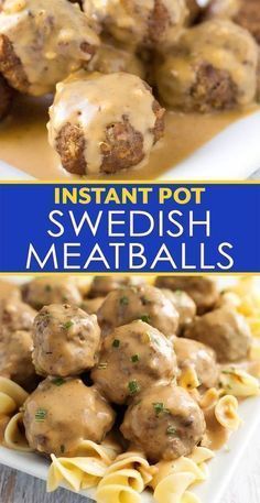 Amazing Instant Pot Swedish Meatballs