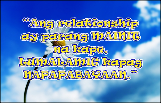 Tagalog Love Quotes Tagalog Relationship