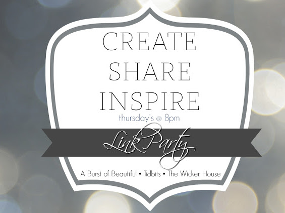 Create - Share - Inspire {Link Party #17}