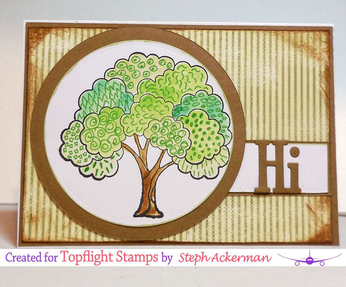 Live Laugh Scrap with Steph Ackerman Doodling Trees