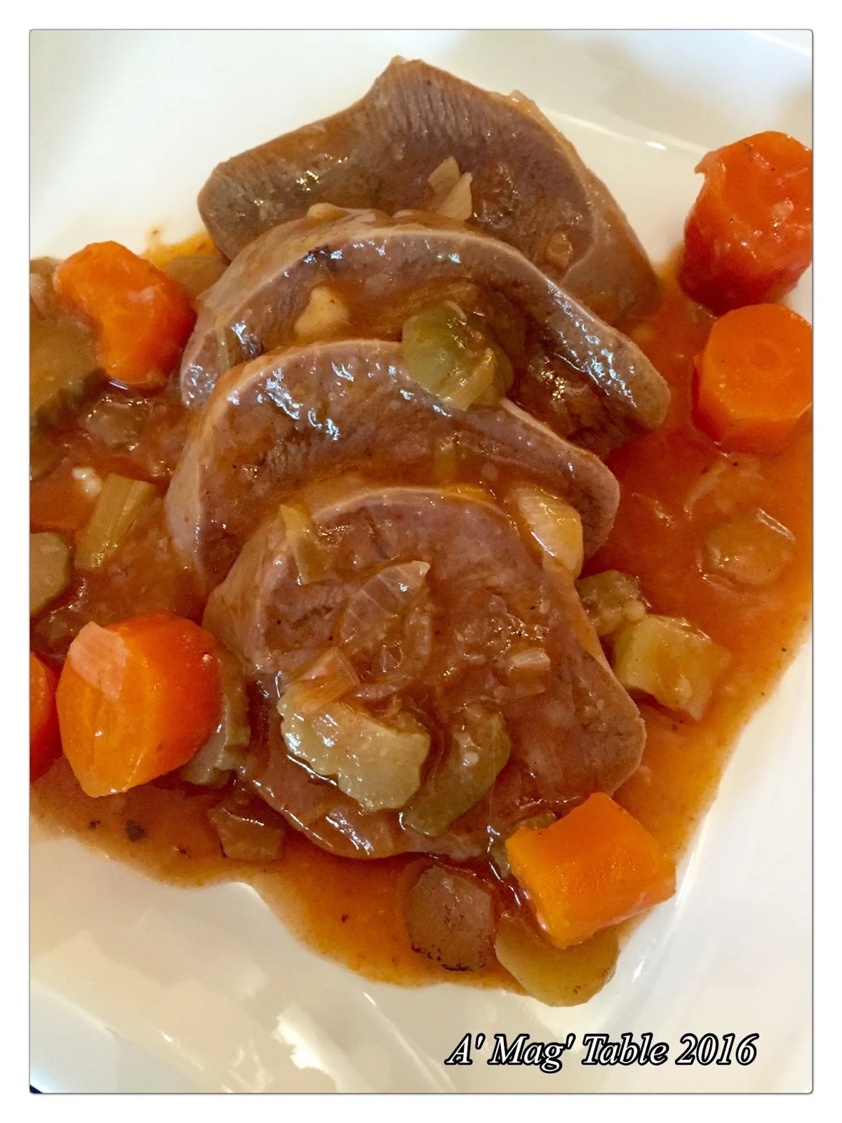 A' Mag' Table: Langue de boeuf au Cookeo