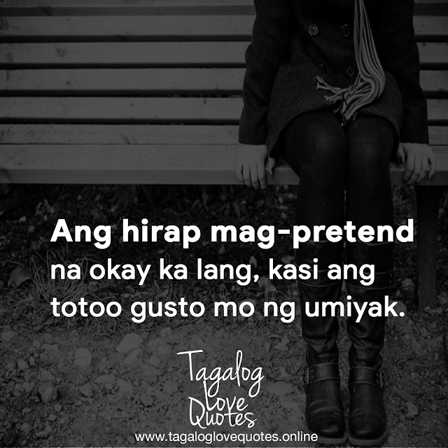 Ang hirap mag-pretend