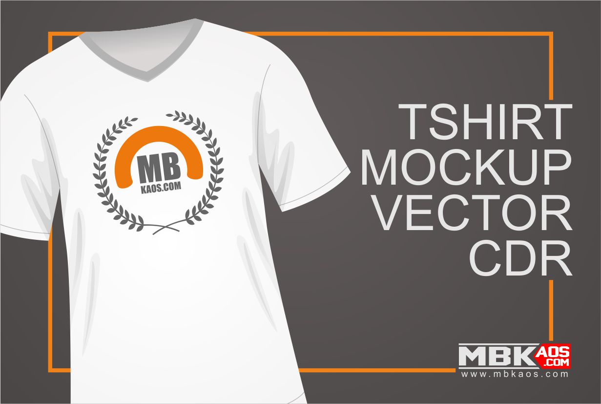 Download T Shirt Mockup Vektor Cdr Mbkaos