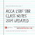 ACCA LSBF SBR CLASS NOTES 2019