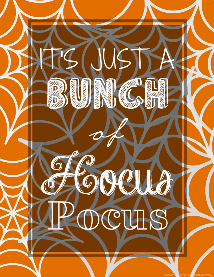 Hocus Pocus Free Birthday Card Printables