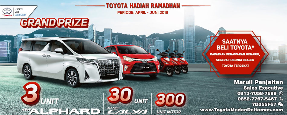 Promo Dealer Perintis Toyota Medan Hadiah Ramadhan 2018
